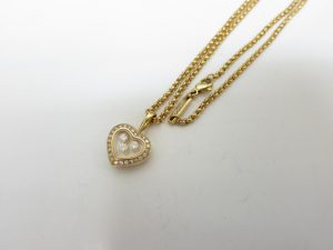 CHOPARDショパールK18金ハッピーダイヤネックレス82/4502買取いたしました。