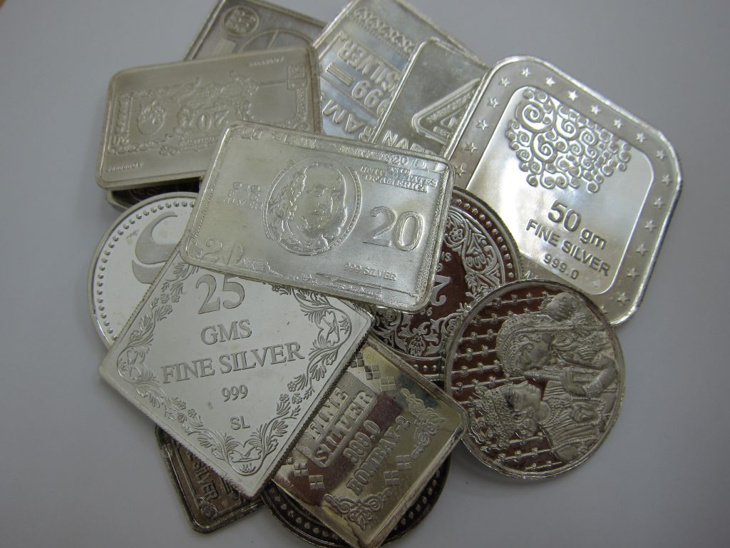 FINE SILVER 純銀  インゴットプレート　高価買取　大阪神戸