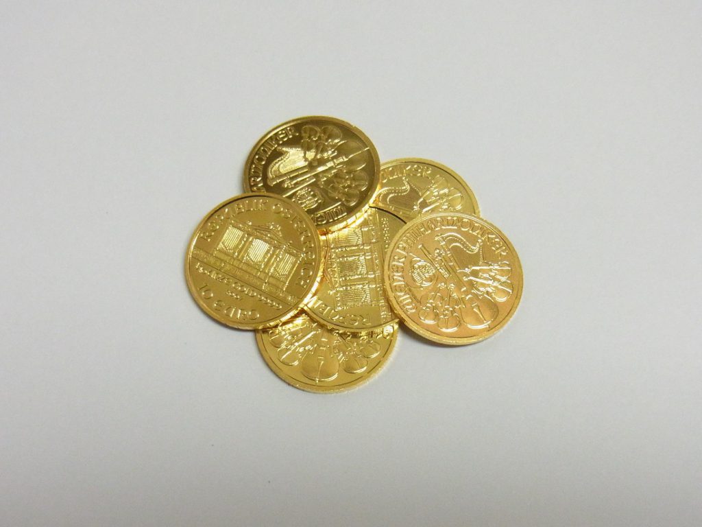 金 買取 大阪 神戸 K24 純金 999.9 ウィーン金貨 ハーモニー金貨 高額査定