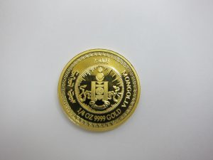 モンゴル 干支龍 金貨 1/4オンス 7.7g 2000年  純金999.9 買取