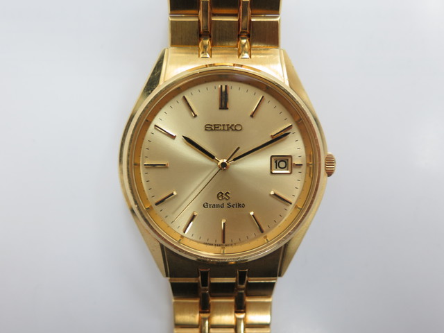 グランドセイコー SBGS006 イエローゴールド金無垢時計 QZ 高価買取 