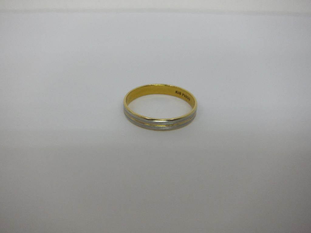 結婚指輪RUNOA ルノア ペア K18/プラチナ900コンビリング - リング