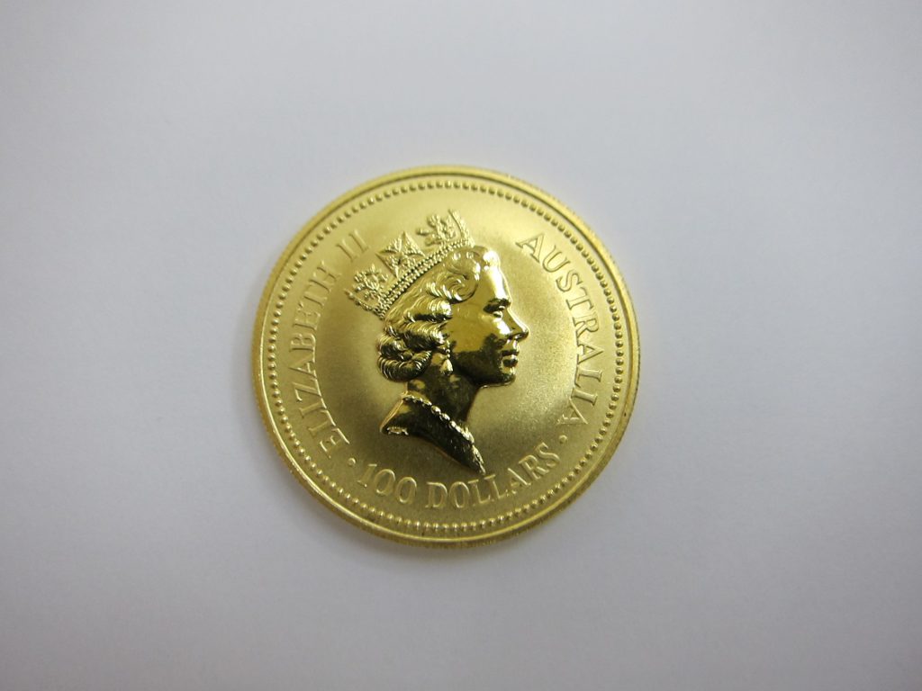 純金 999.9 エリザベスコイン 1オンス 31.1ｇ買取