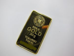 徳力 東京 純金インゴット30g GOLD 999.9 買取