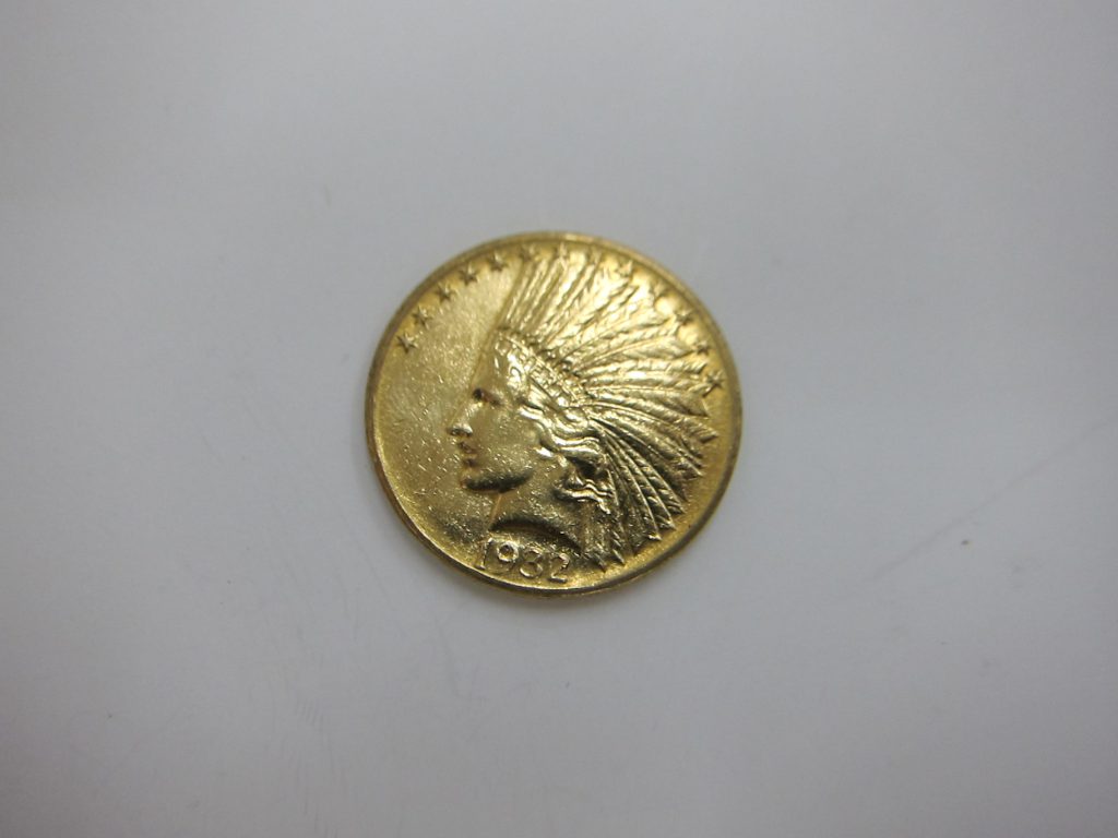 アメリカインディアン 10ドル金貨 K21.6金 金貨 インゴット買取