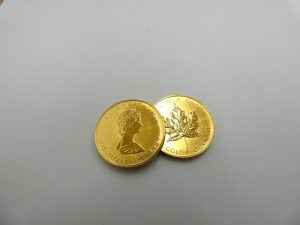 FINEGOLD 1オンス金貨 カナダメイプルリーフ金貨  純金 買取