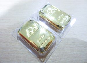 ｋ24 インゴット 100ｇ×２本 買取（日本マテリアル製）純金（純度999.9）