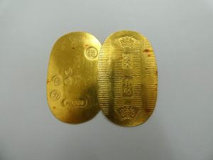 徳力 純金(K24・24金) 小判 30g×2 買取 NY金は史上最高値2537.80ドル